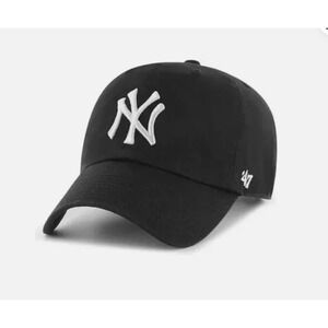 New York Yankees MLB 47 Brand Black Baseball Cap OSFA Official MLB Merchandise